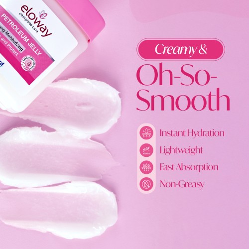 Eloway Pure White Petroleum Jelly for Moisturized Skin 100g