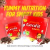Geofit Chocolate Flavor Kids Protein Powder with Essential Vitamins and Minerals, No Refined Sugar 250g