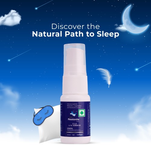 Restonite Melatonin Sleep Spray for Good and Healthy Sleep 15 Ml