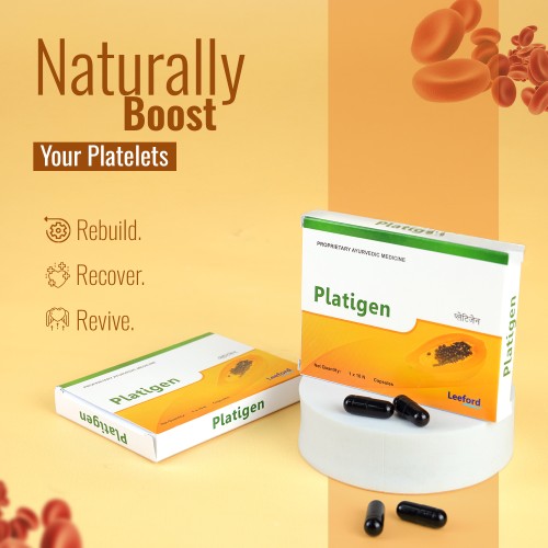 Platigen Capsule for Platelet Enhancer and Immunity Booster for Best Results In Dengue 10 Capsules