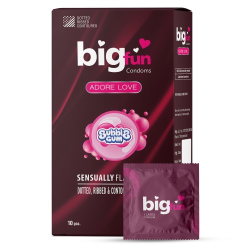 Bigfun Bubblegum Flavoured Condom