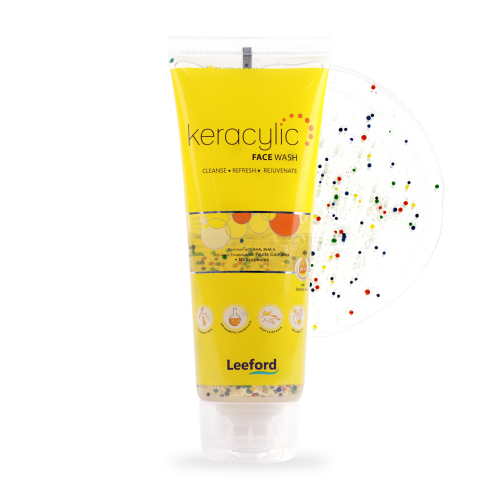Keracylic Facewash with Active Beads for Acne, Pimple Free and Brighter Skin 70g