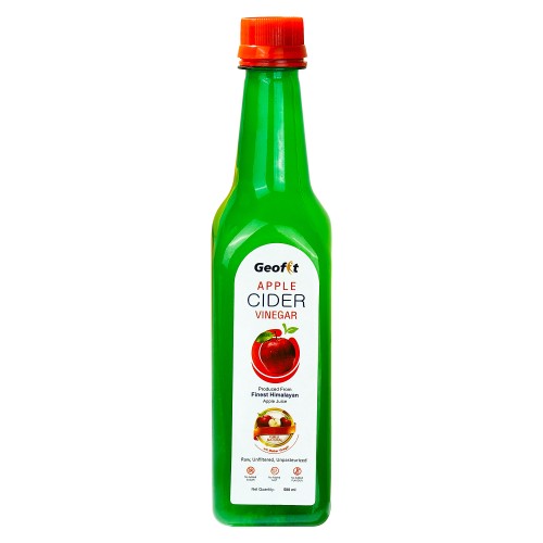 Geofit Organic Apple Cider Vinegar - 500ml | Improves Digestion, Immunity, Manage Weight