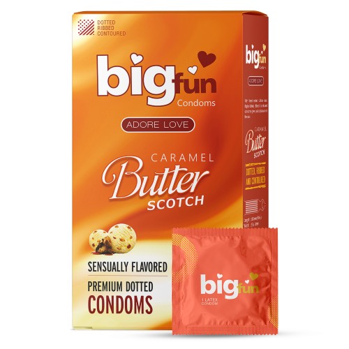 Bigfun Butter Scotch Flavored Condom