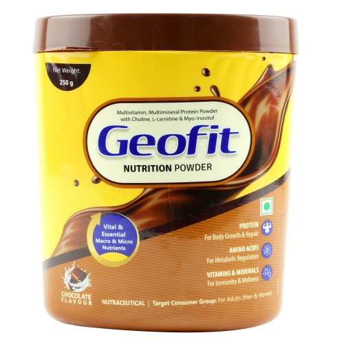 Geofit Chocolate Flavoured Protein Powder - 250g