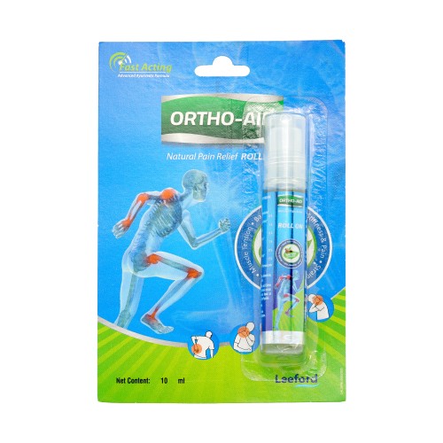 Ortho Aid Pain Relief Roll On For Back, Neck, Shoulder & Muscle Pain - 10 ML