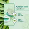 Eloway Transparent Gel With 90% Aloevera & 5% Cucumber Ext. | For Face, Skin & Hair | Paraben & Silicon Free - 100g
