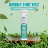 Geofit Whole Greens Effervescent Tablets with Vitamin C, Zinc, B6 for Immunity & Detox with Superfoods & Antioxidants | For Men & Women - 15 Tablets