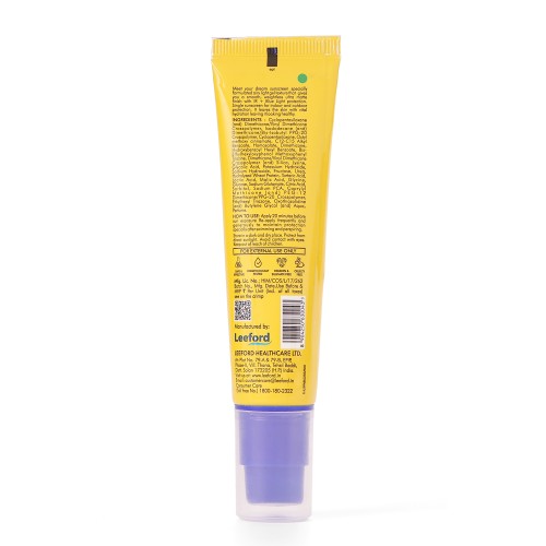 Sunshade Ultra Block Sunscreen Gel SPF-50 with Glycolic Acid | Ultra Matte Finish | Broad Spectrum | UVA+UVB Protection | For all Skin Types - 30ml