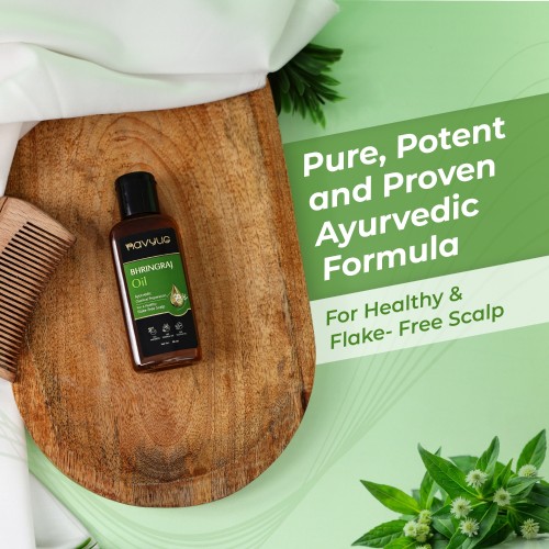 Navyug Bhringraj Hair Oil for Dandruff & Hair Growth For Men & Women - 60ml