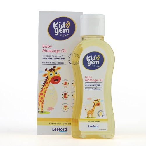Kidogem Baby Massage Oil 100ml – Natural, Healthy Growth & Soft Skin