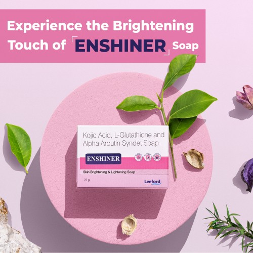 Enshiner Skin Brightening Soap 75g - Fade Dark Spots & Clear Skin Tone